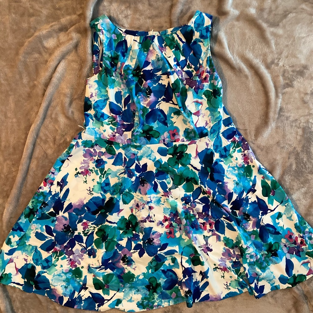 Blue Floral Dress